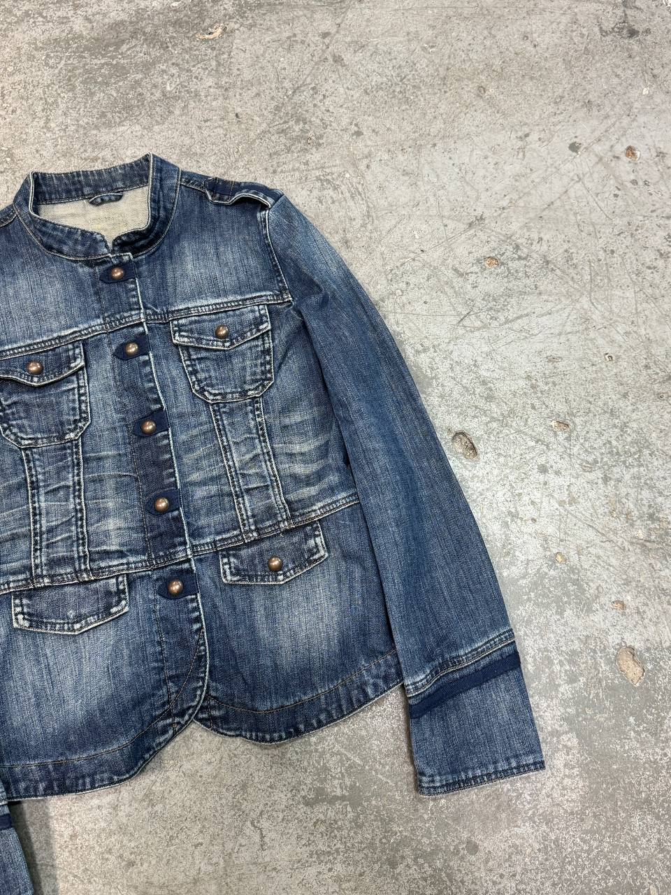 Vintage Denim Napoleon Jacket