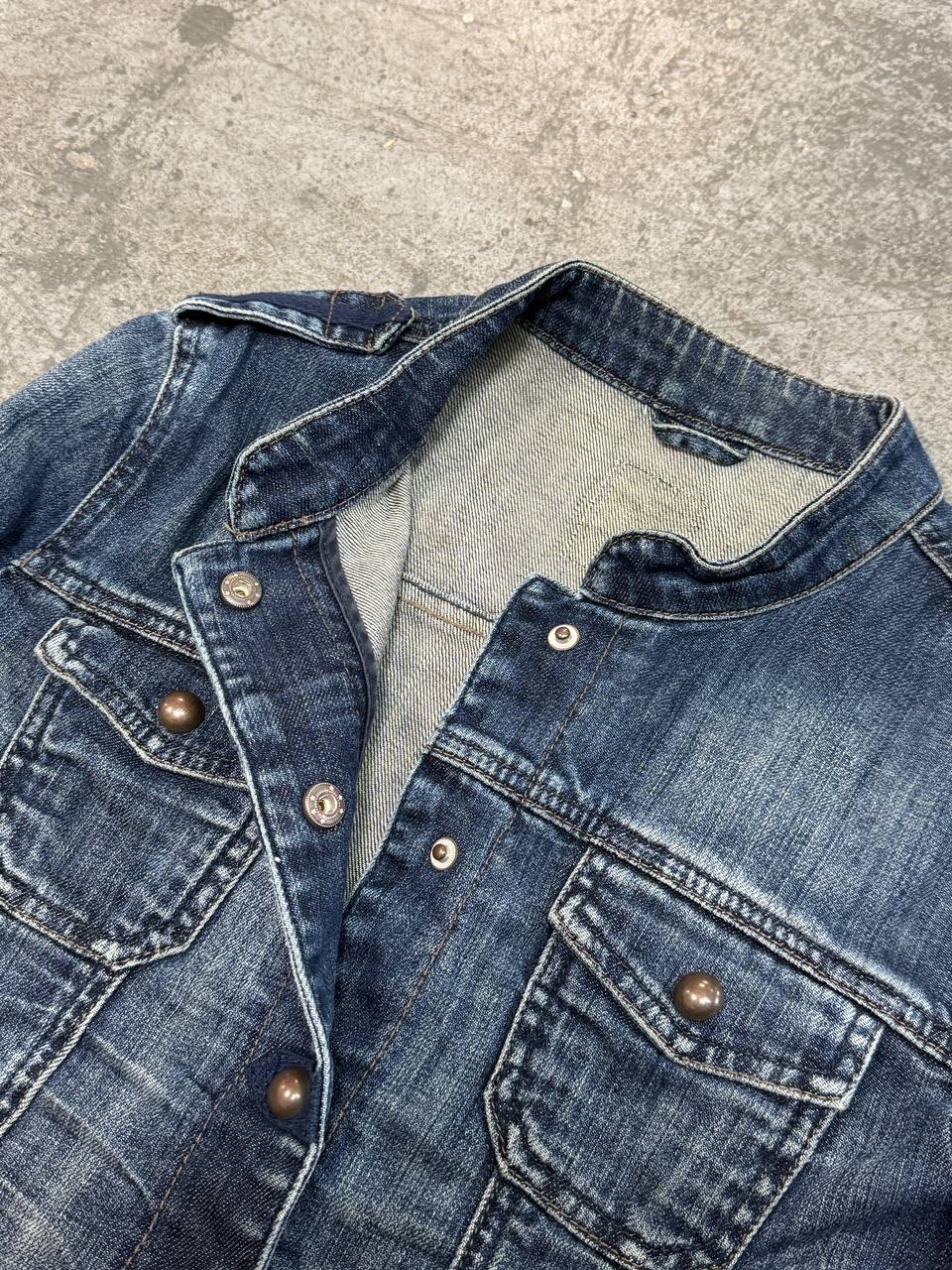 Vintage Denim Napoleon Jacket