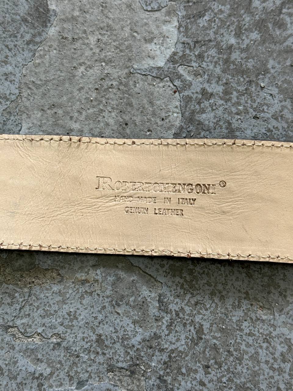 Vintage Genuine Leather Belt