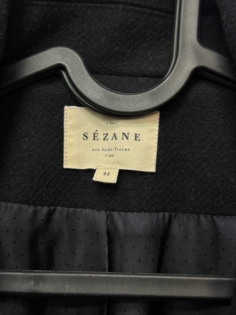 Sezane Paris Wool Coat Nawy