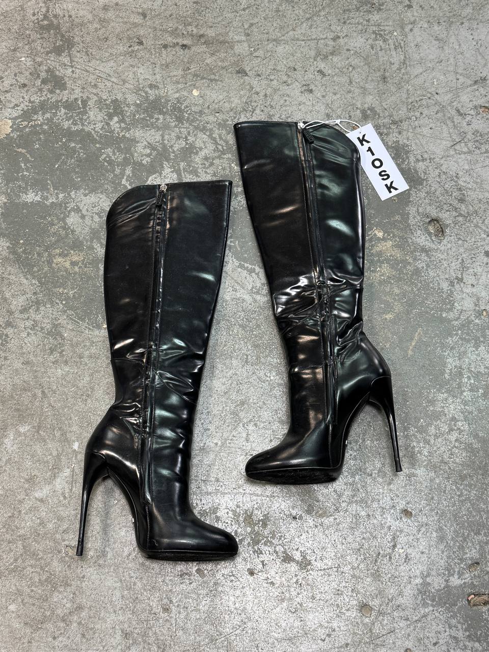 Gucci Leather Heeled Boots