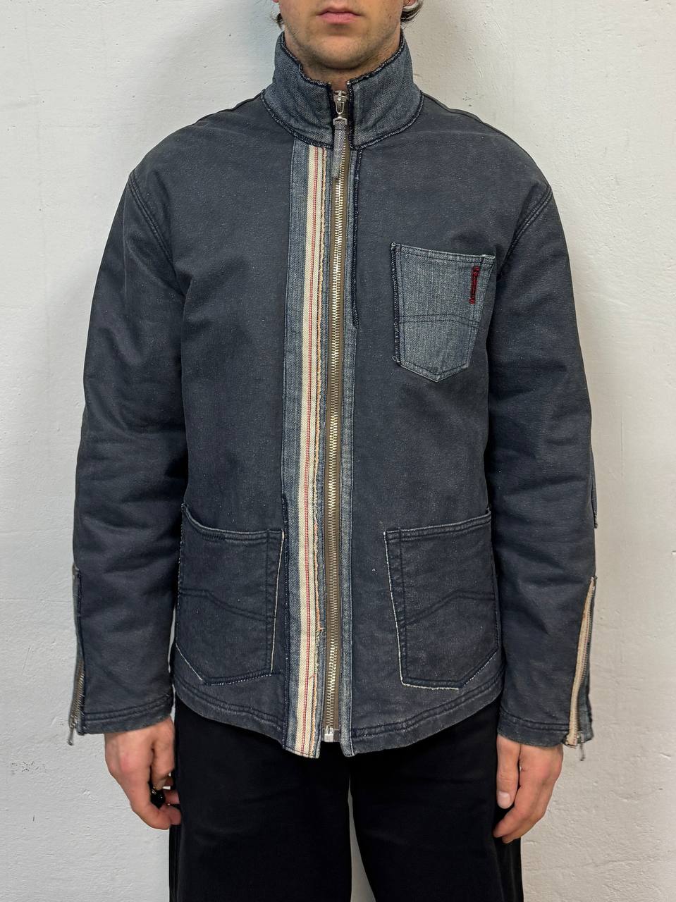 90s Vintage Armani Jeans Patchwork Jacket