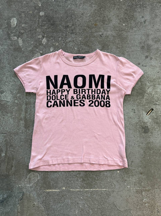 Vintage Dolce & Gabbana Naomi T-Shirt
