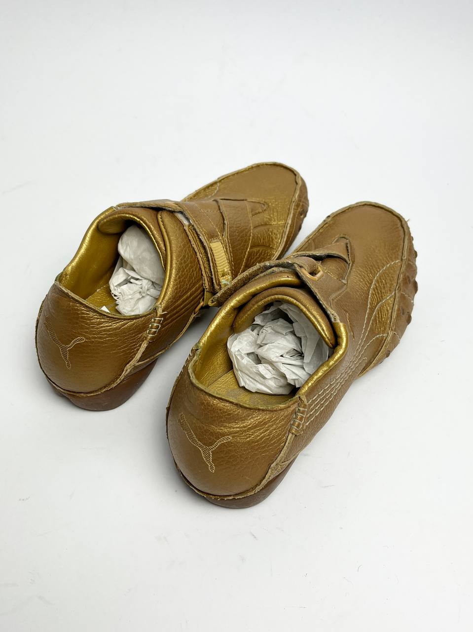 Vintage 2000s Puma Amoko Gold Sneakers