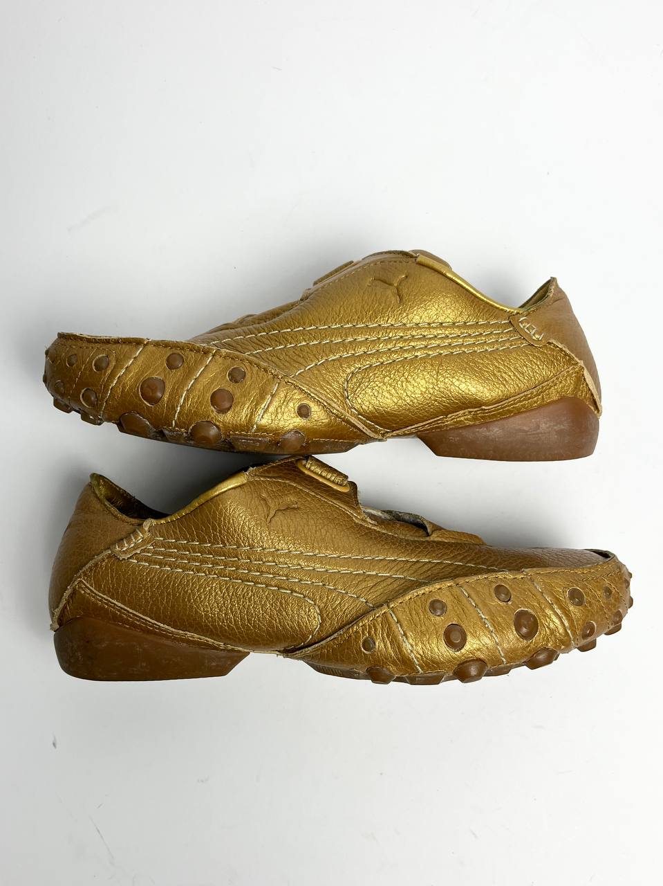 Vintage 2000s Puma Amoko Gold Sneakers
