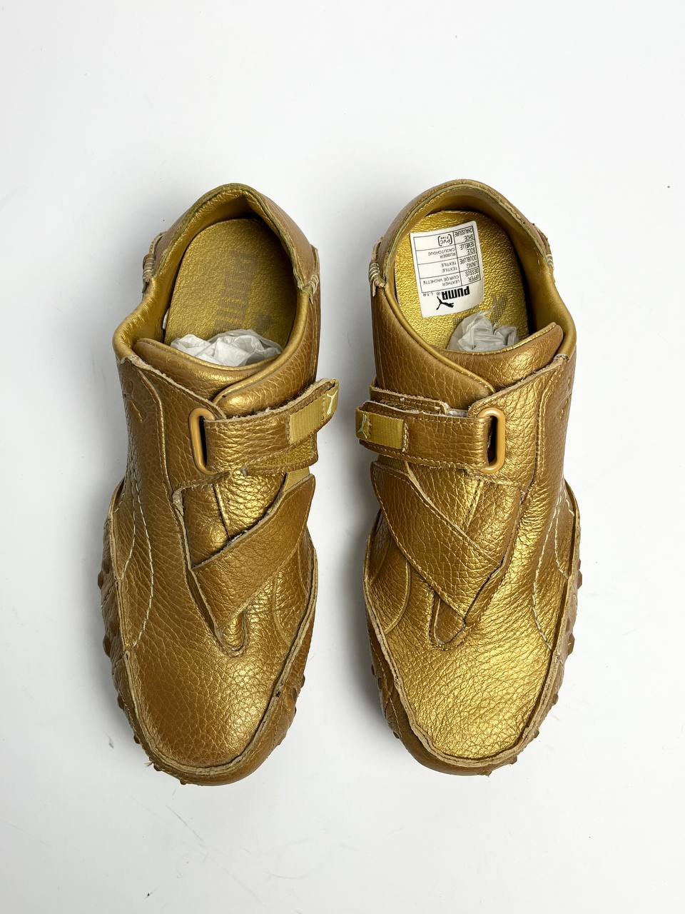 Vintage 2000s Puma Amoko Gold Sneakers