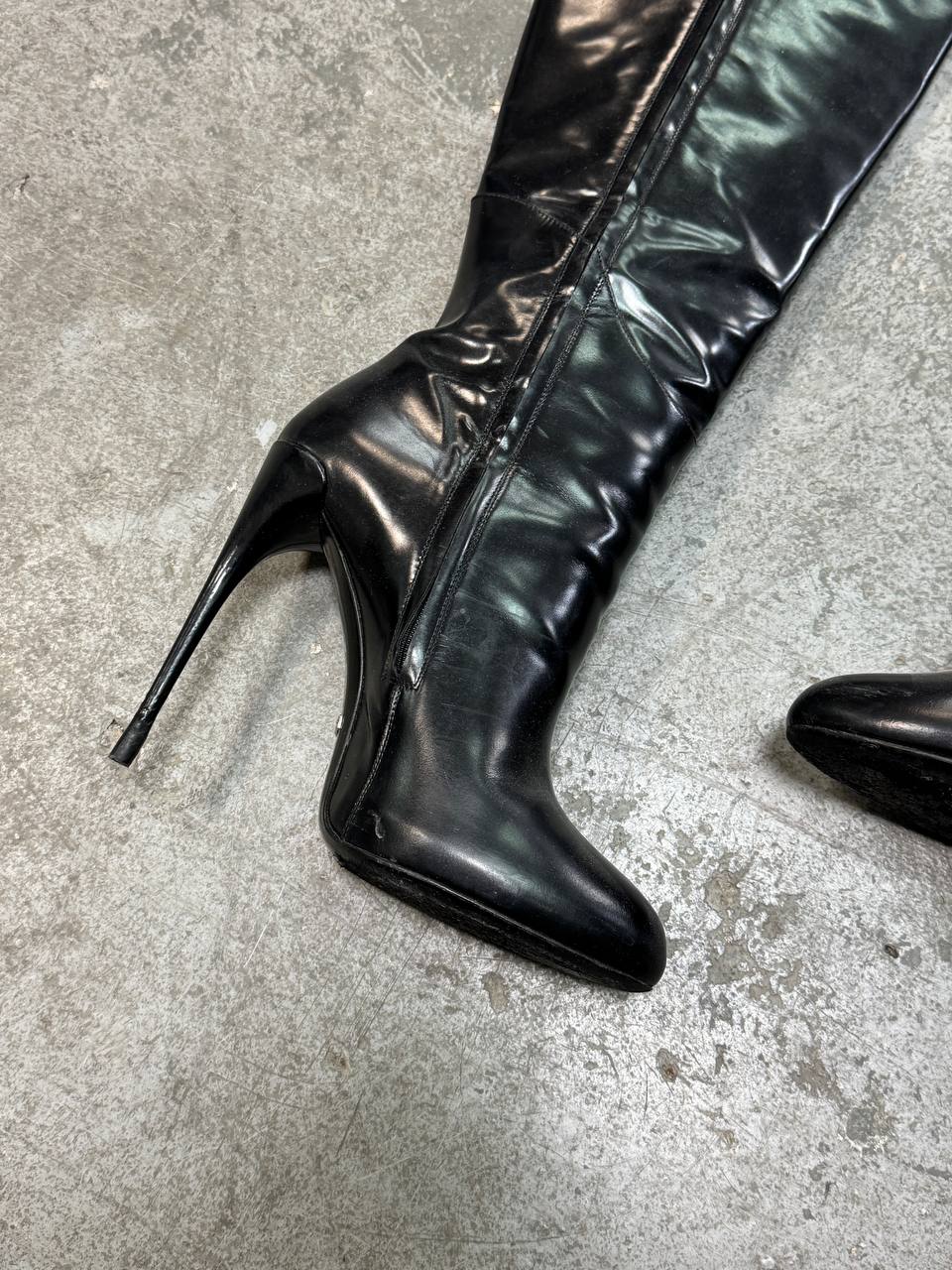 Gucci Leather Heeled Boots