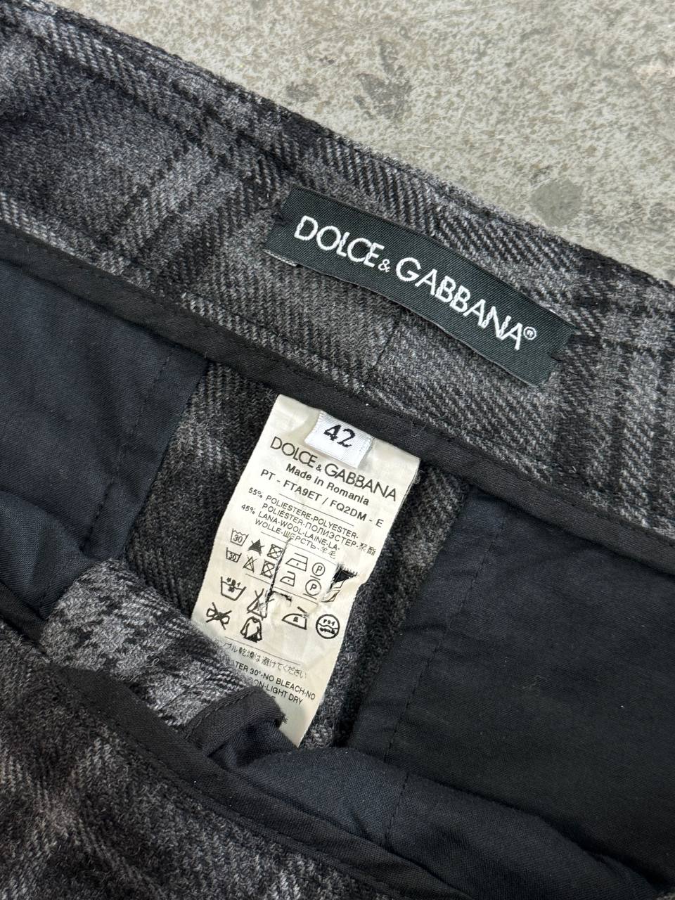 Dolce&Gabbana Wool Bootcut Pants