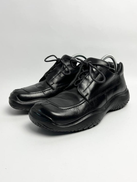 90s Prada Leather Iconic Shoes with Vibram Sole