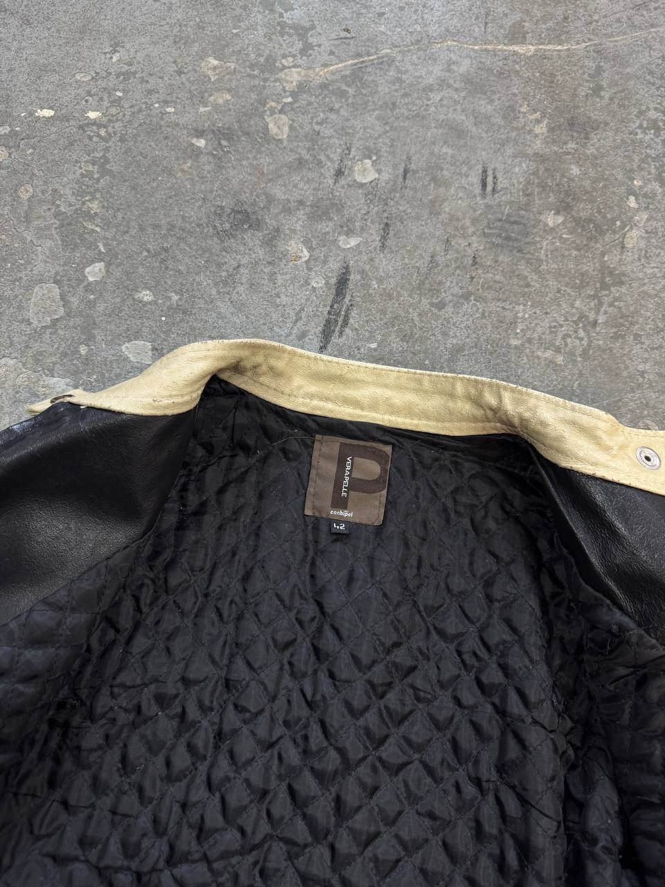 Vintage Racing Leather Jacket Made in Italy