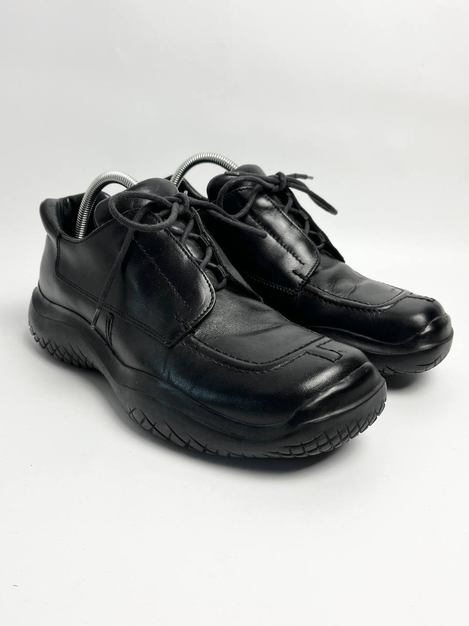 90s Prada Leather Iconic Shoes with Vibram Sole