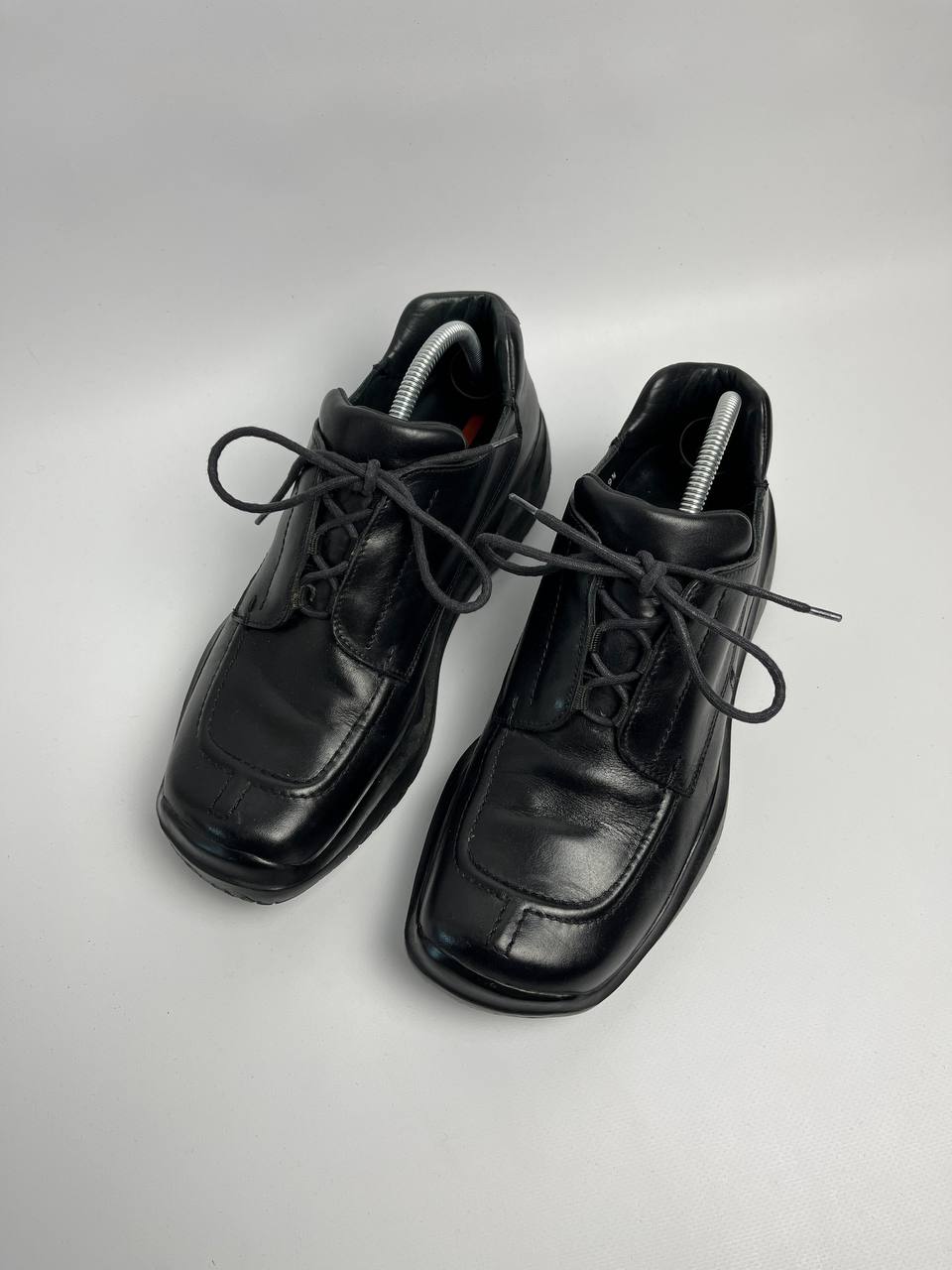 90s Prada Leather Iconic Shoes with Vibram Sole