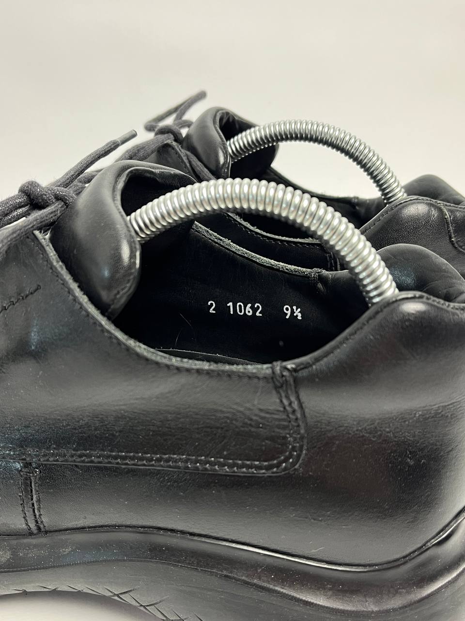 90s Prada Leather Iconic Shoes with Vibram Sole