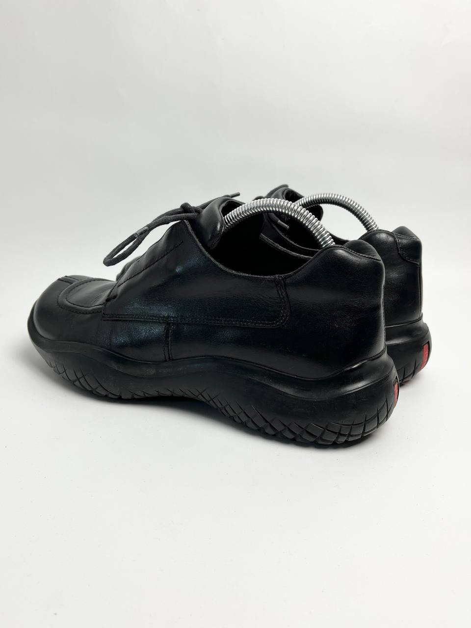 90s Prada Leather Iconic Shoes with Vibram Sole