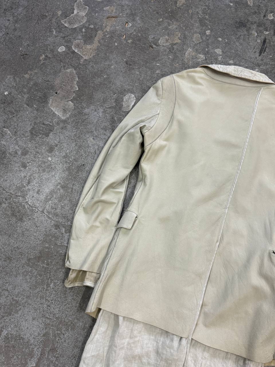 Isaac Sellam "Experience" Lambskin Leather & Silk Layered Jacket