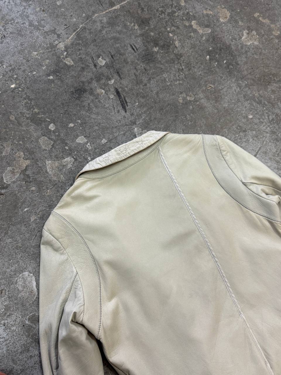Isaac Sellam "Experience" Lambskin Leather & Silk Layered Jacket
