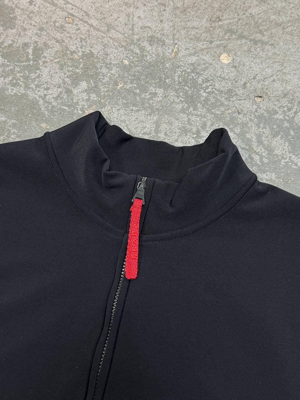 Prada Linea Rossa Tech Zip Sweatshir Red Tab