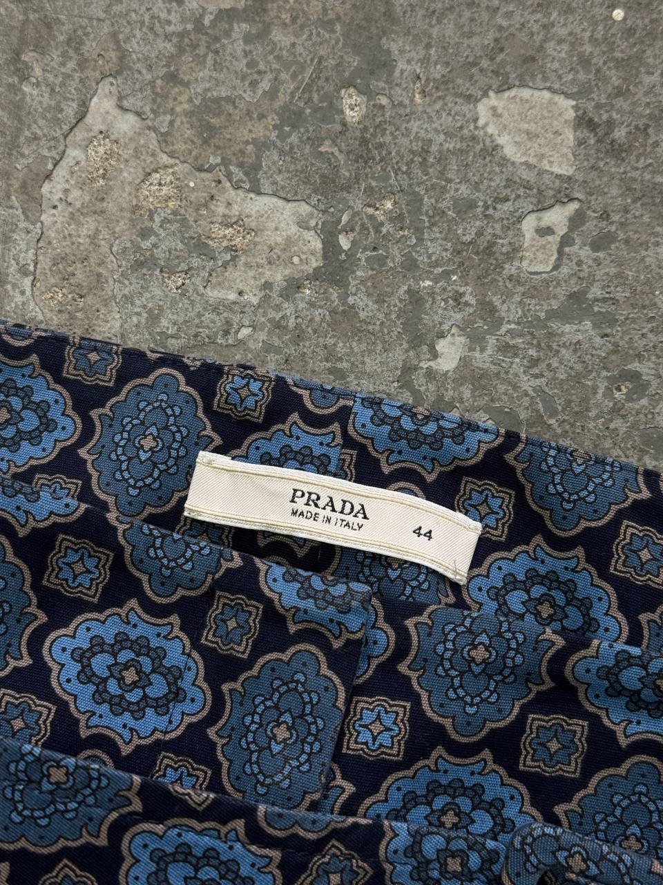 Prada S/S 2002 Medallion Print Pants