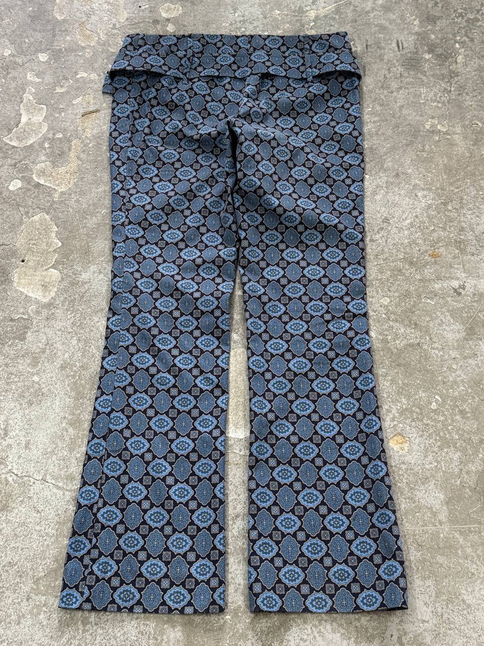 Prada S/S 2002 Medallion Print Pants