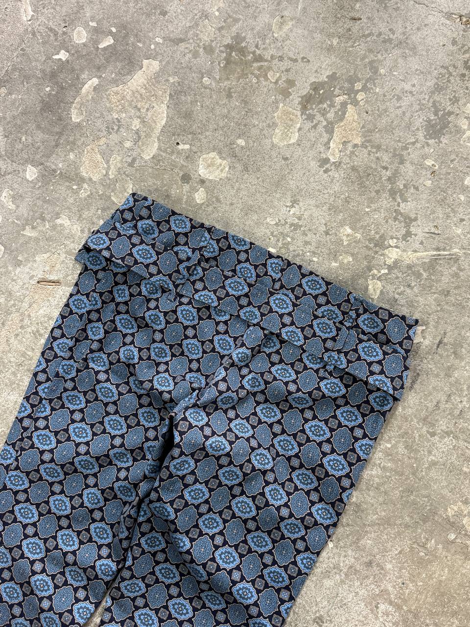 Prada S/S 2002 Medallion Print Pants