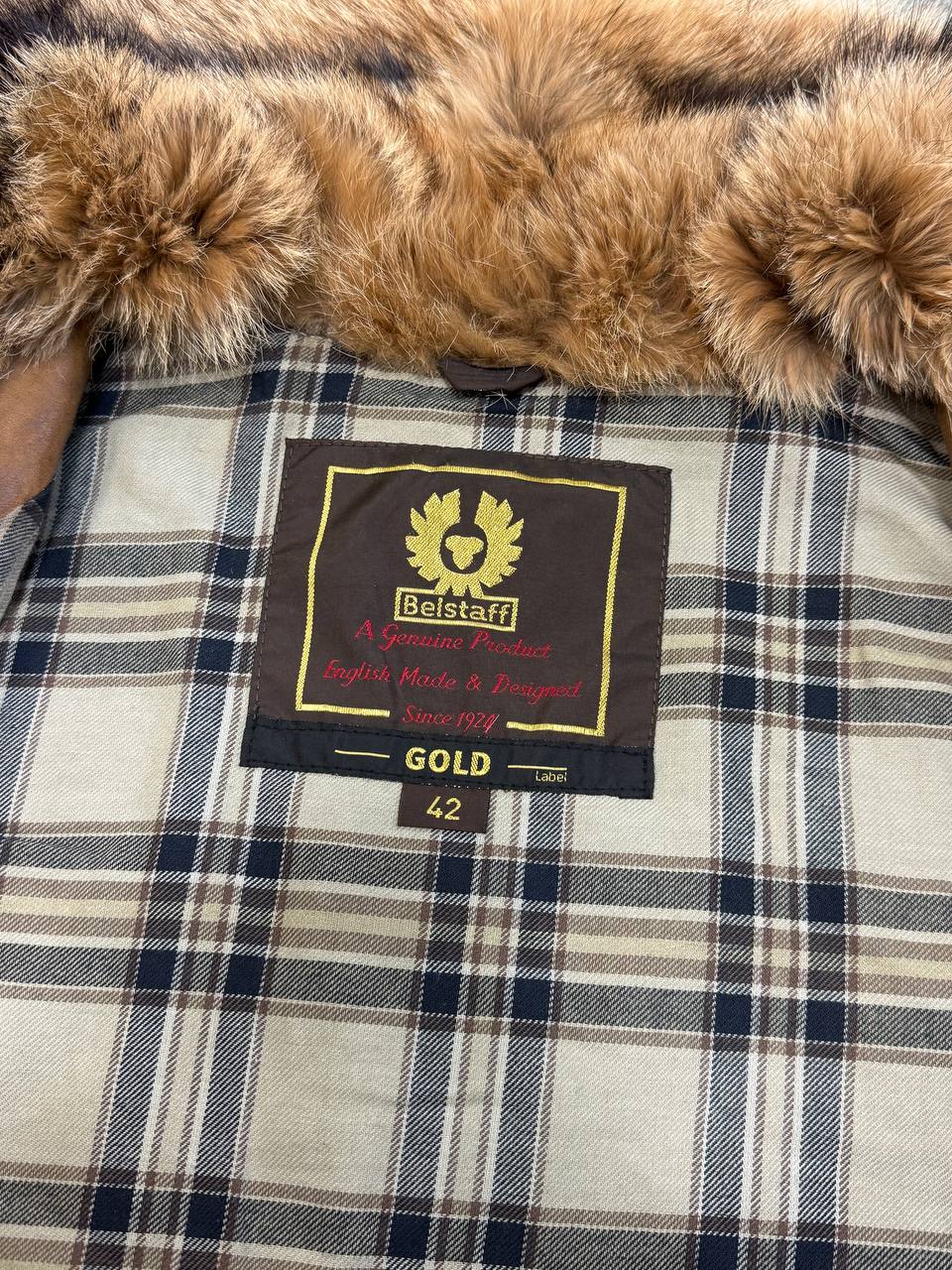 Vintage Belstaff Real Leather With Real Fur Jacket