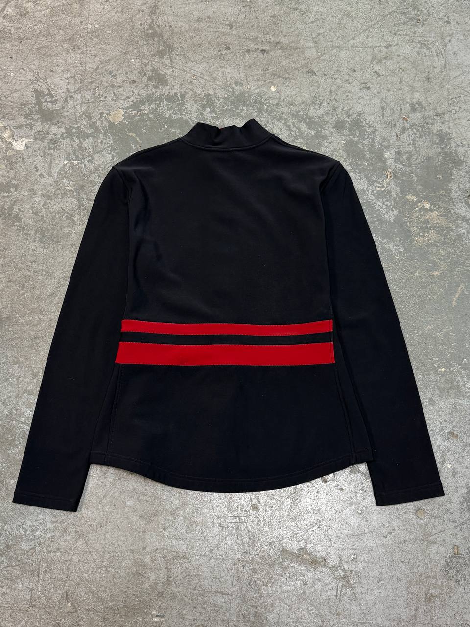Prada Linea Rossa Tech Zip Sweatshir Red Tab