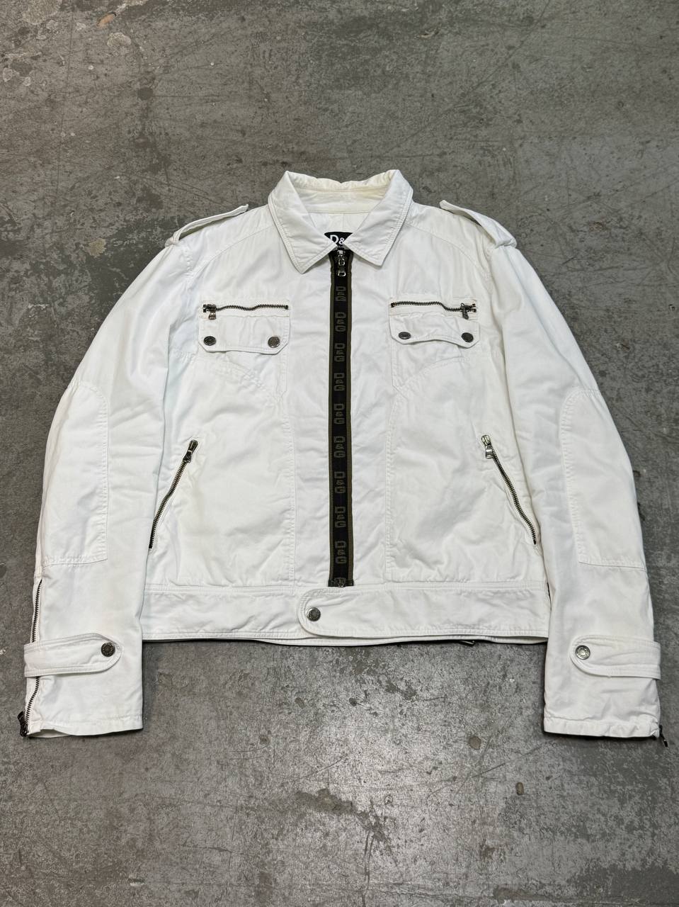 Vintage Dolce&Gabbana Denim Bomber Jacket