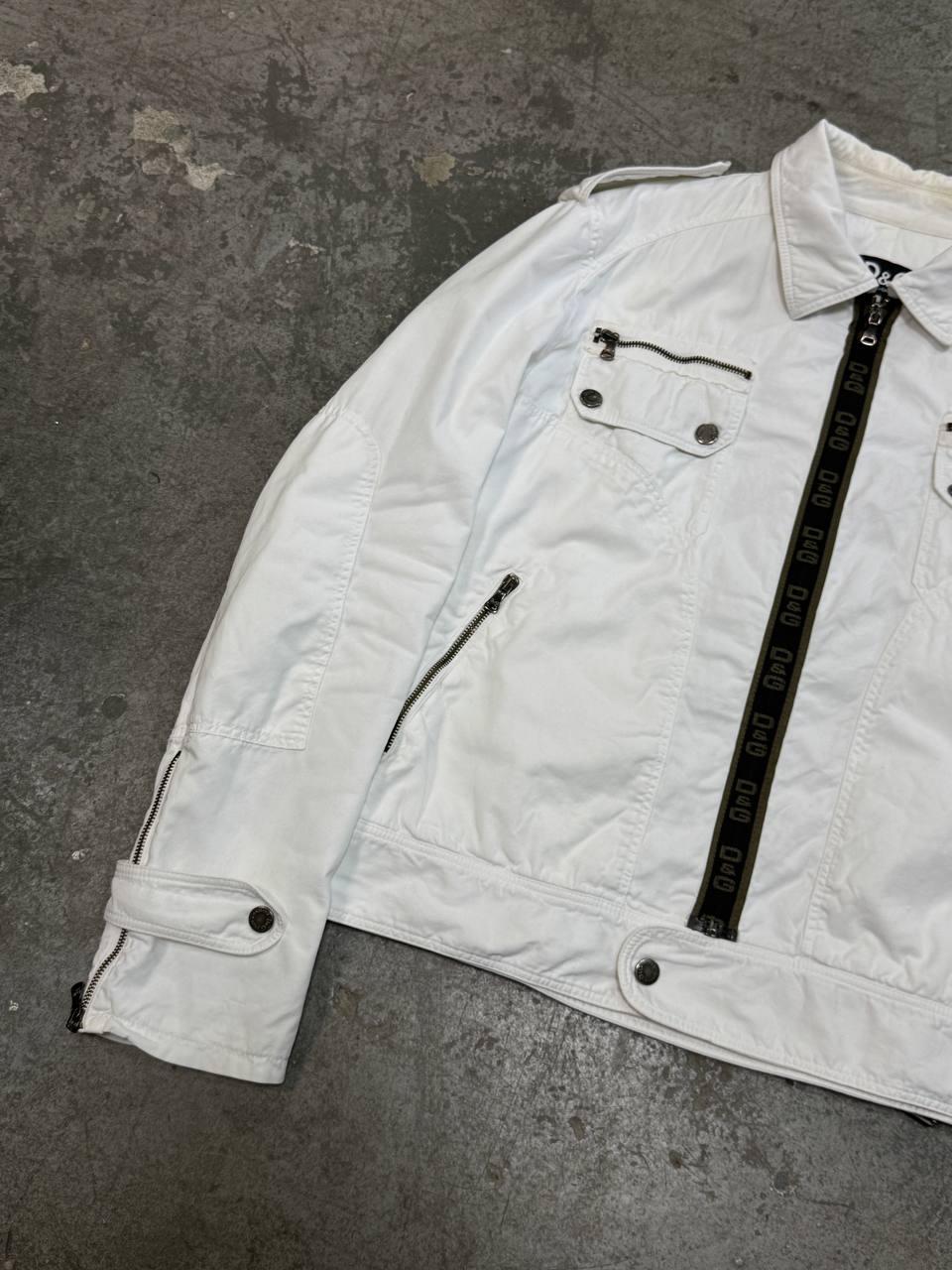 Vintage Dolce&Gabbana Denim Bomber Jacket