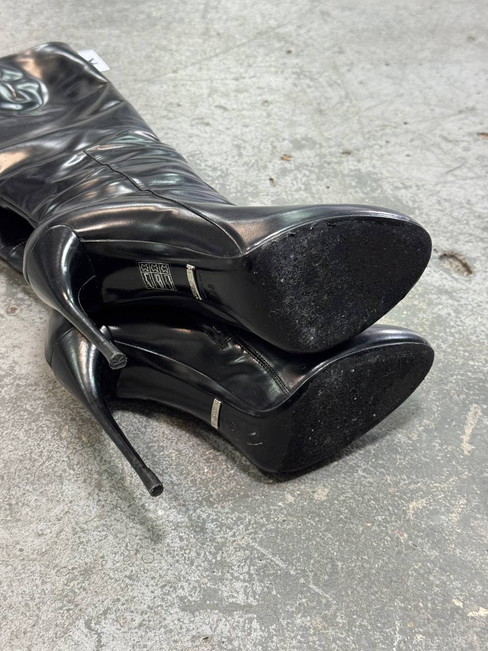 Gucci Leather Heeled Boots