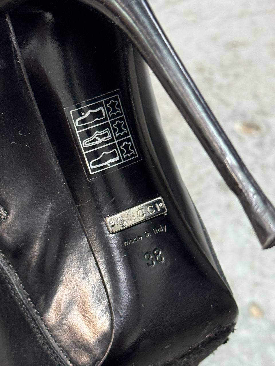 Gucci Leather Heeled Boots