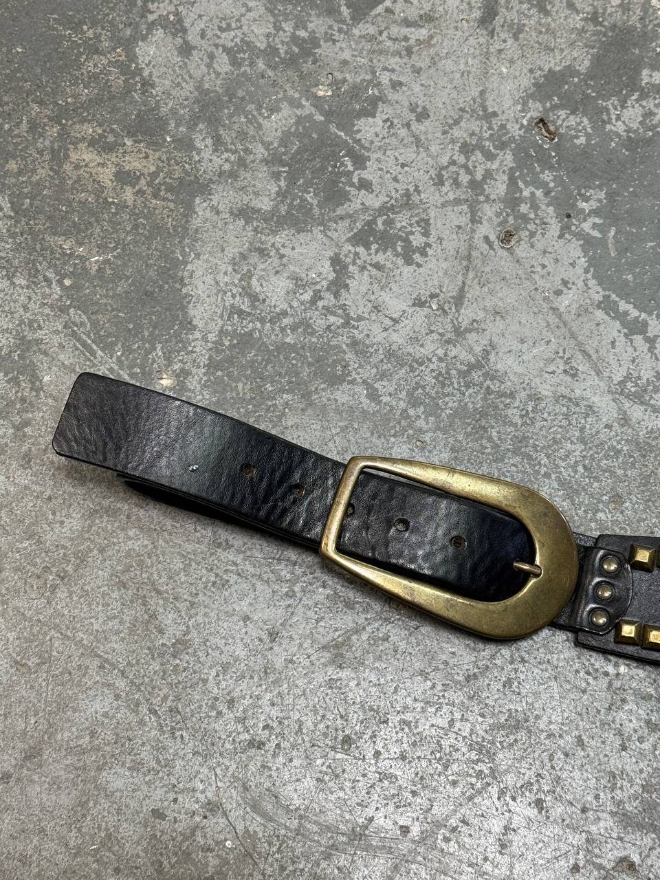 Roberto Cavalli Freedom Studded Leather Belt